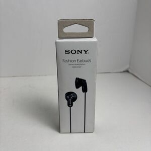 BRAND NEW!! Sony MDR-E9LP Wired Black Stereo Headphones Fashion Earbuds
